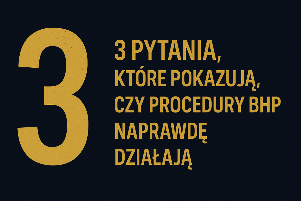 Jak ocenić skuteczność procedur BHP i organizacji pracy przy urządzeniach energetycznych?