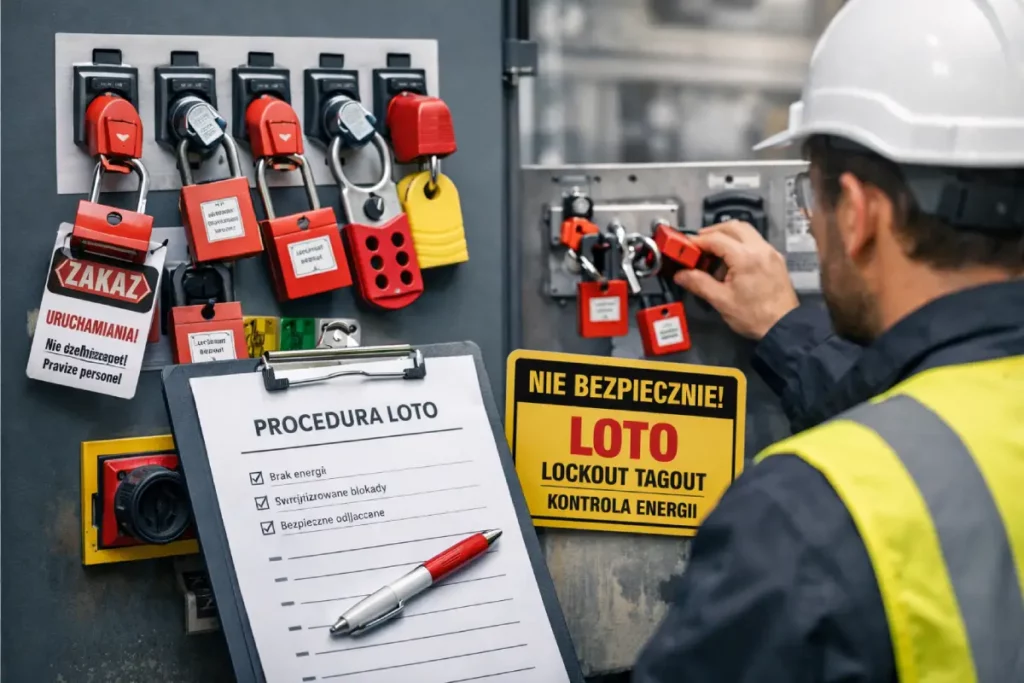 Sekura Medio - audyt i wdrażanie LOTO - LOTO (Lockout / Tagout)